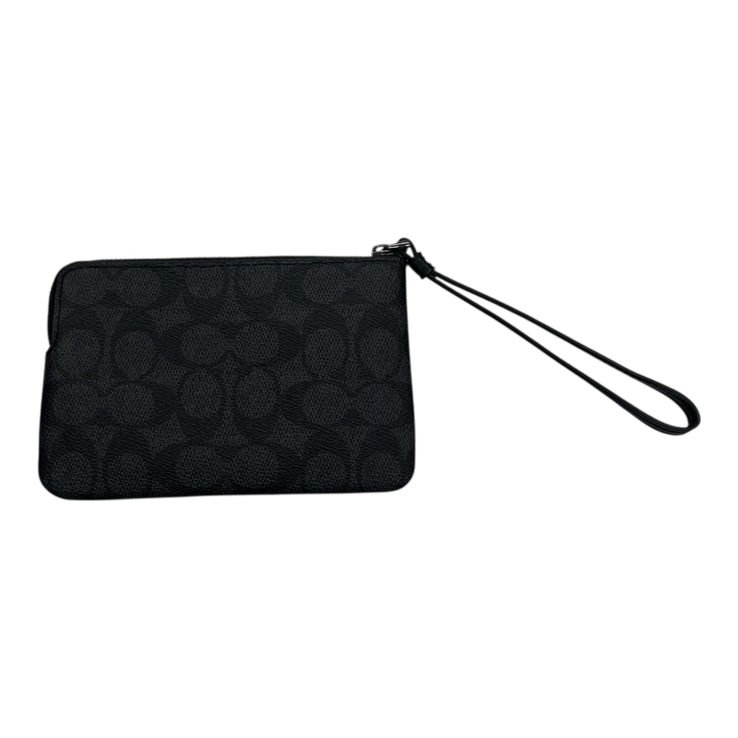 Wristlet Designer By Coach In Black, Size:Medium