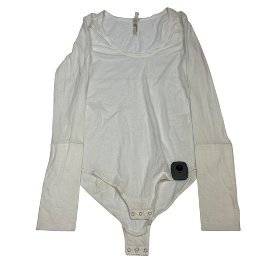 Bodysuit By Free People In Cream, Size:M