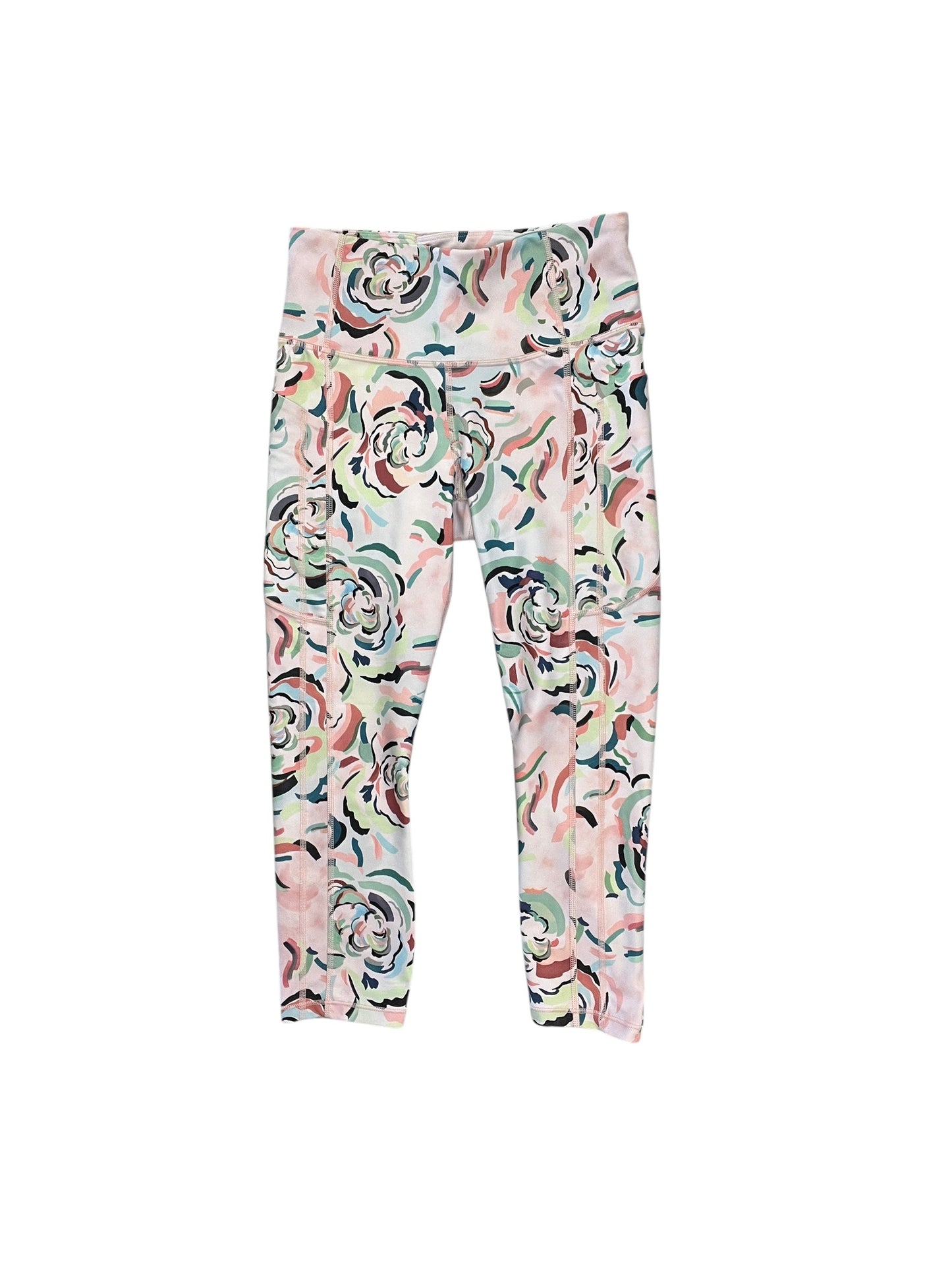 Athletic Leggings By Athleta In Pink, Size:S