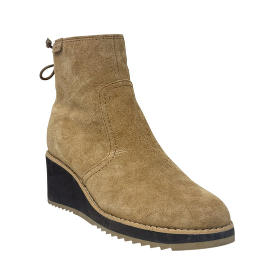 Calia Wedge Boots By Earth In Tan, Size: 9.5