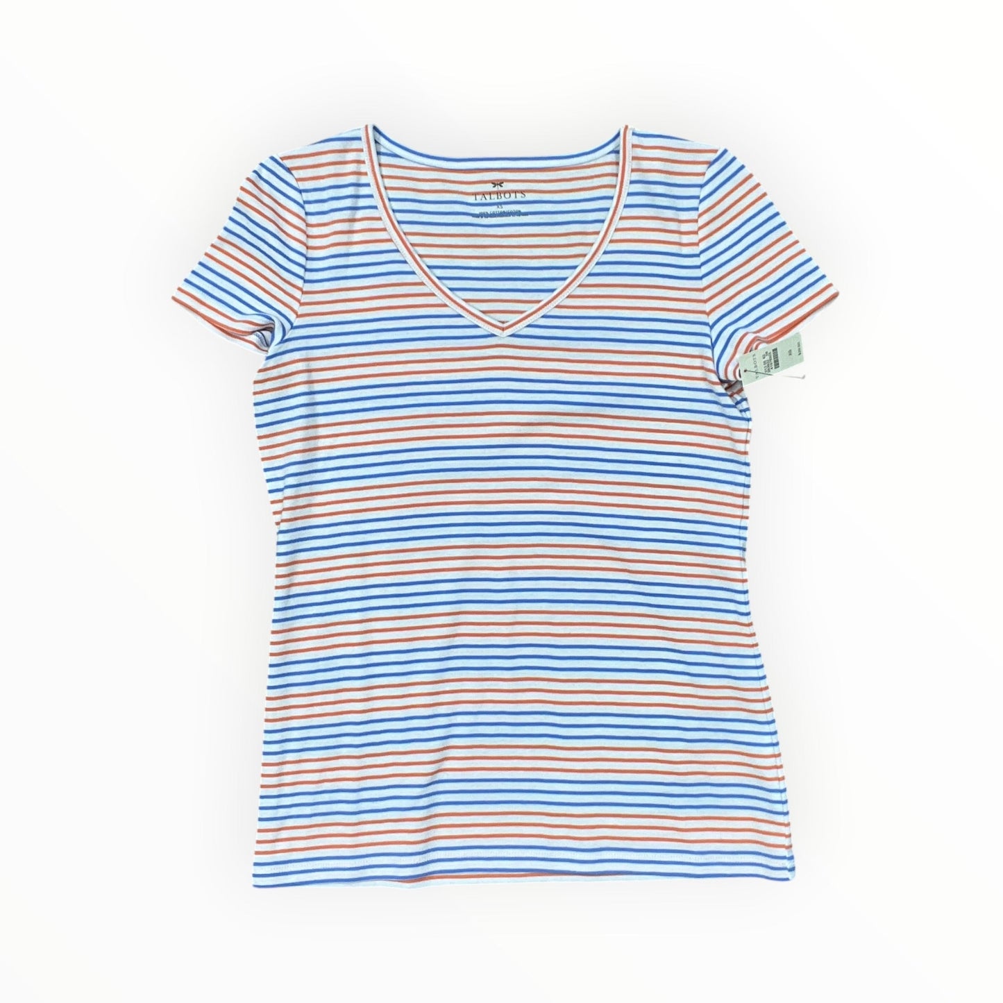 Top Ss By Talbots In Blue & Orange, Size:Xs