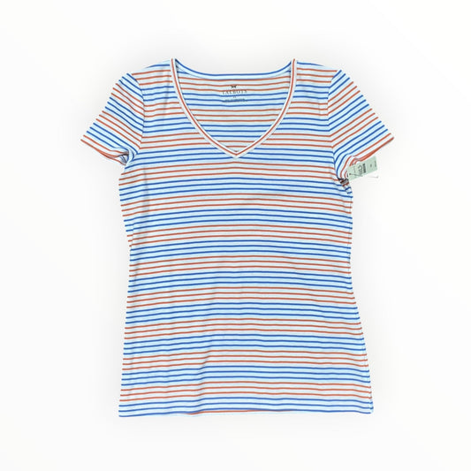 Top Ss By Talbots In Blue & Orange, Size:Xs