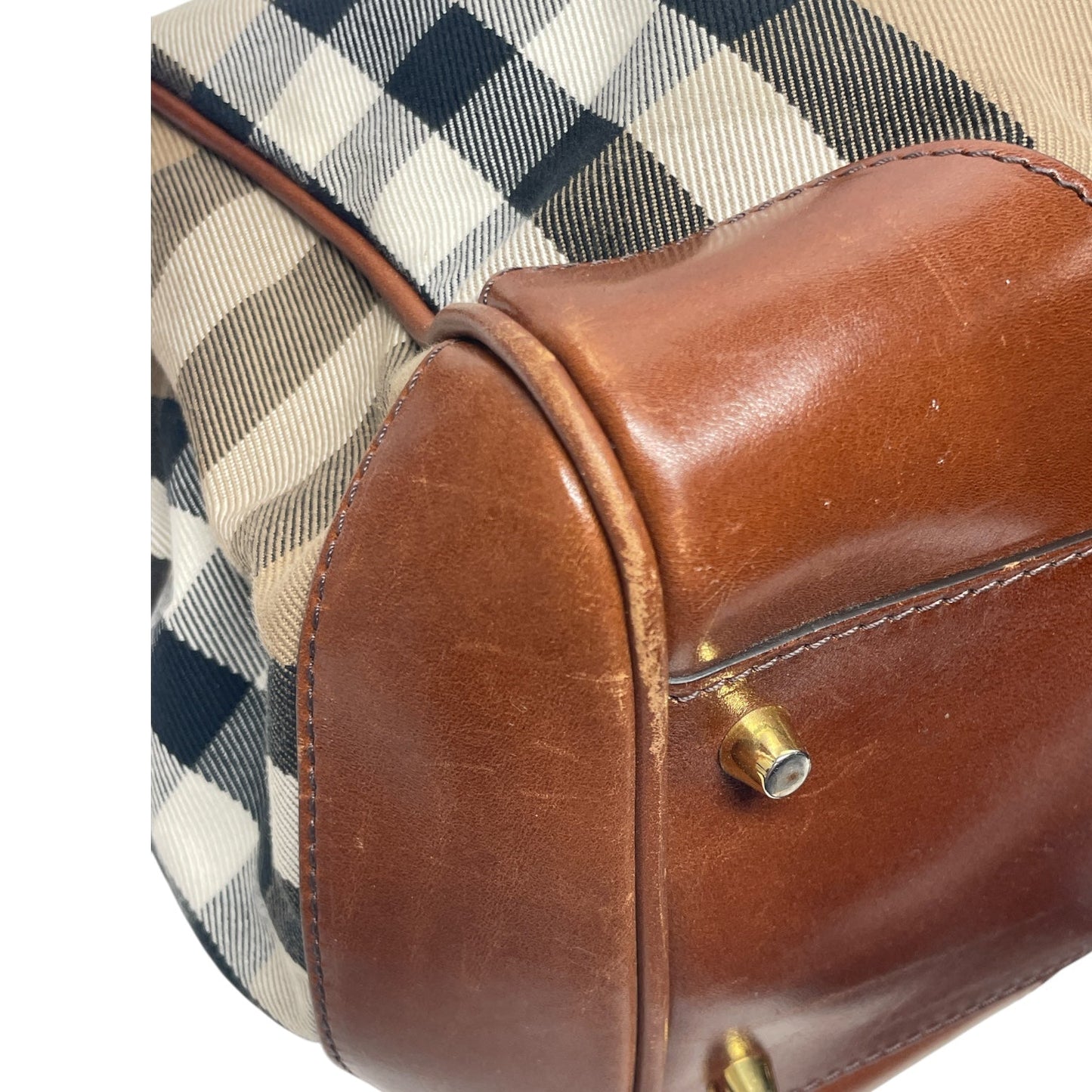 Tote Luxury Designer By Burberry, Size: Medium