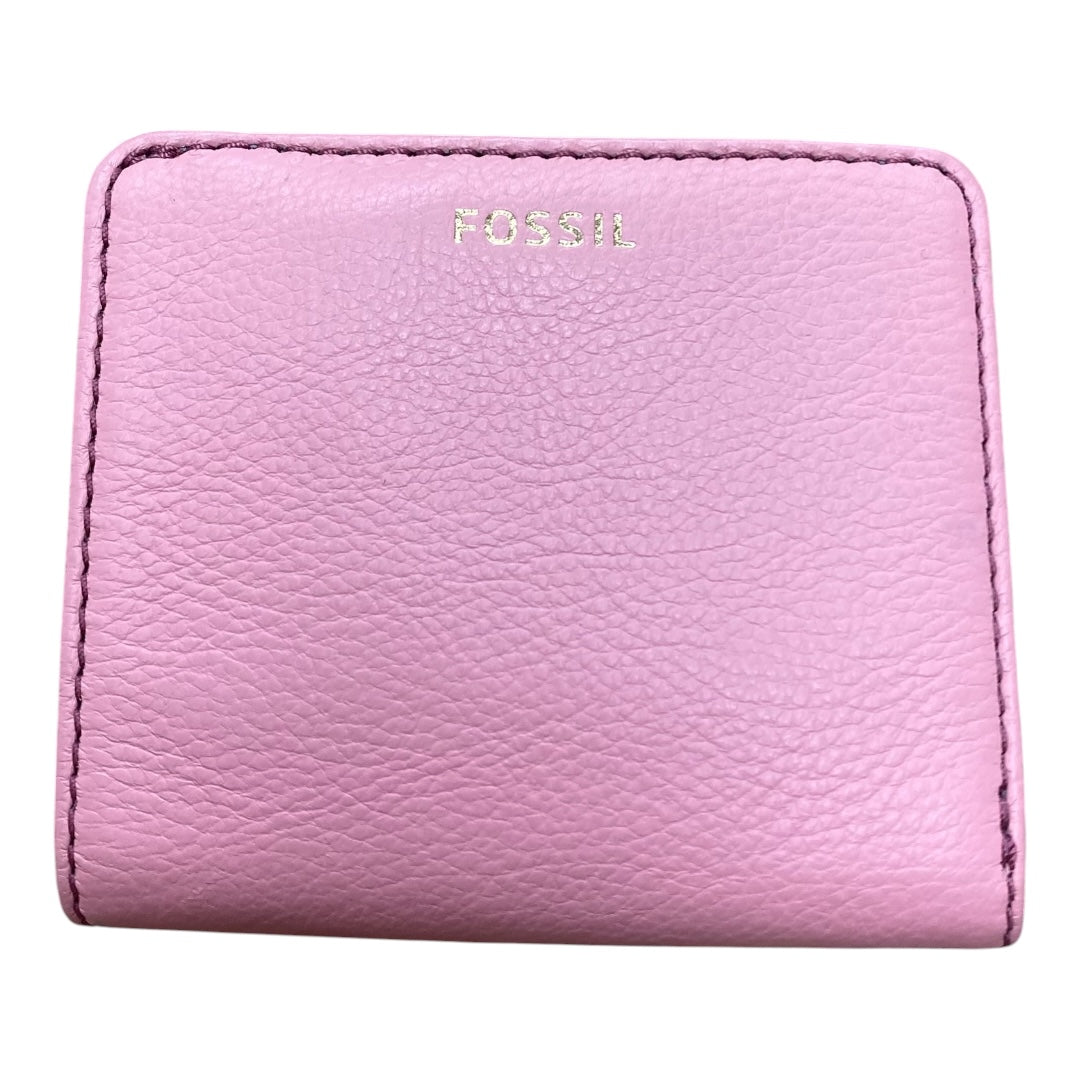 Wallet By Fossil In Pink, Size:Small