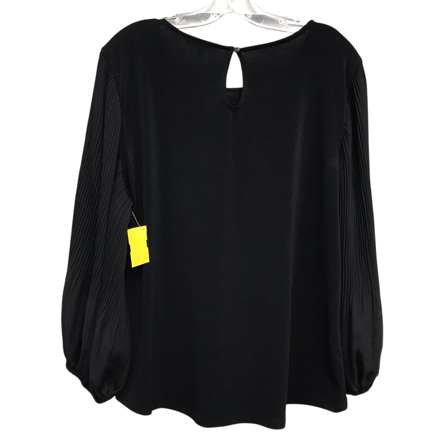 Top Ls By Adrianna Papell In Black, Size:Xl