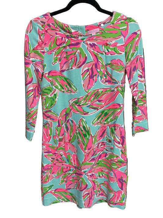 Dress Designer By Lilly Pulitzer In Blue & Pink, Size:Xs