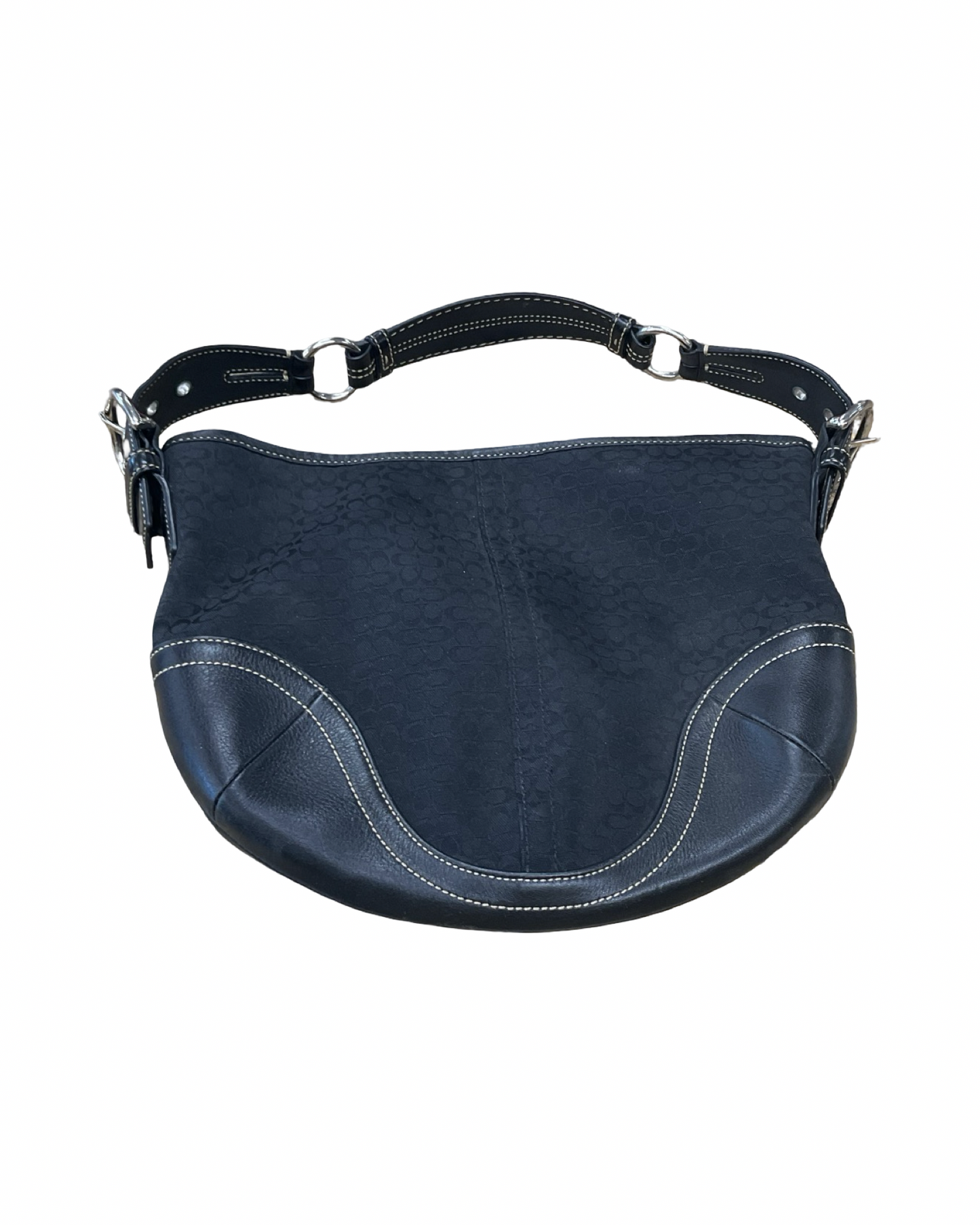 Handbag Designer By Coach In Black, Size:Medium