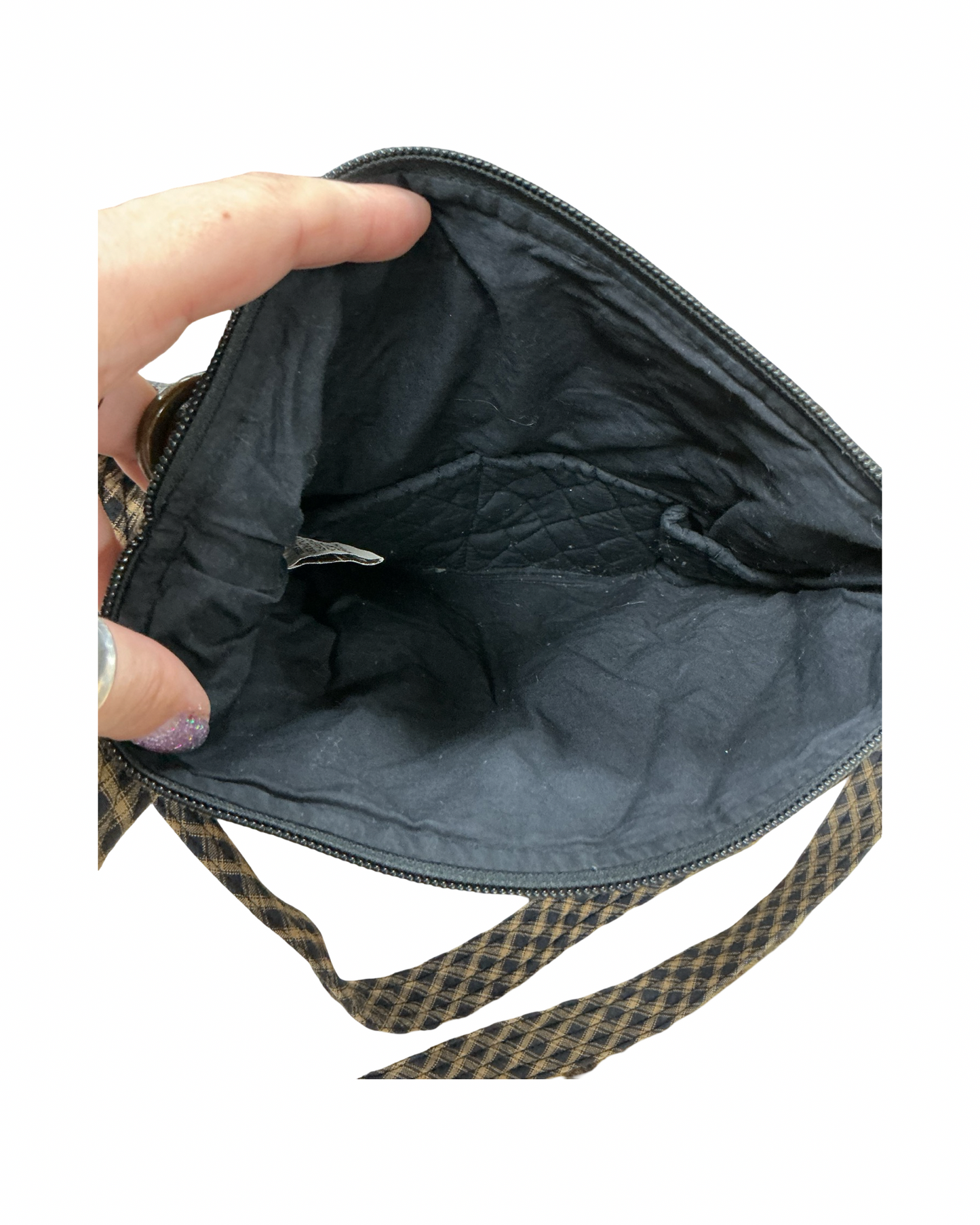Crossbody By Clothes Mentor In Black & Red, Size:Medium