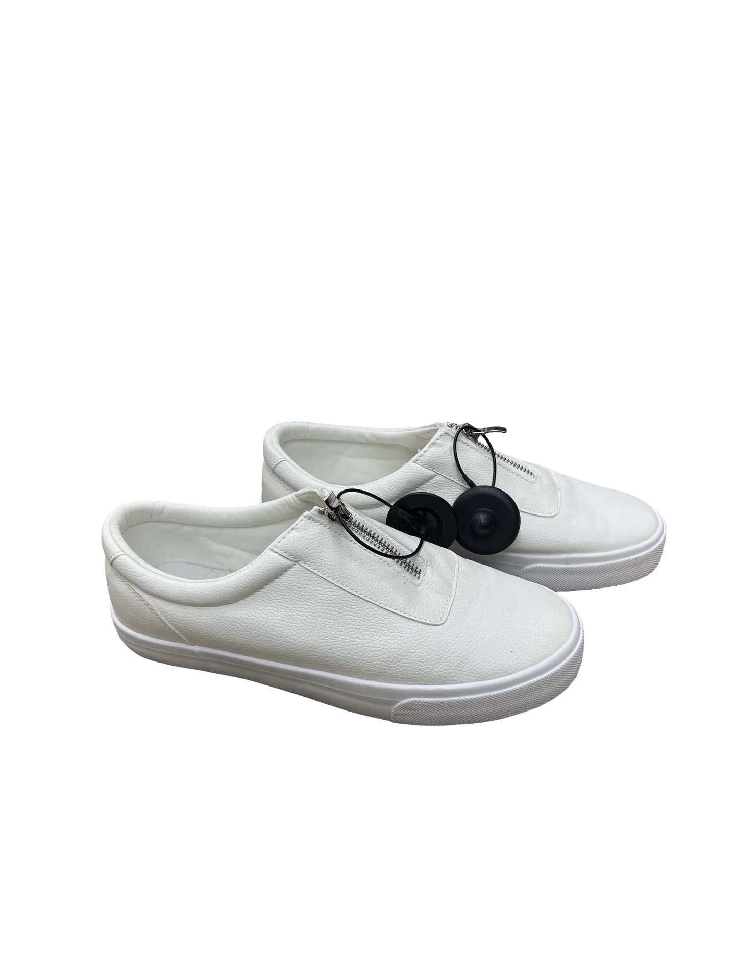 Shoes Sneakers By Clothes Mentor In White, Size:8