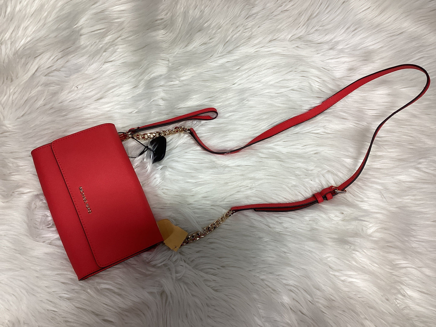 Crossbody Designer By Michael Kors In Red, Size:Small