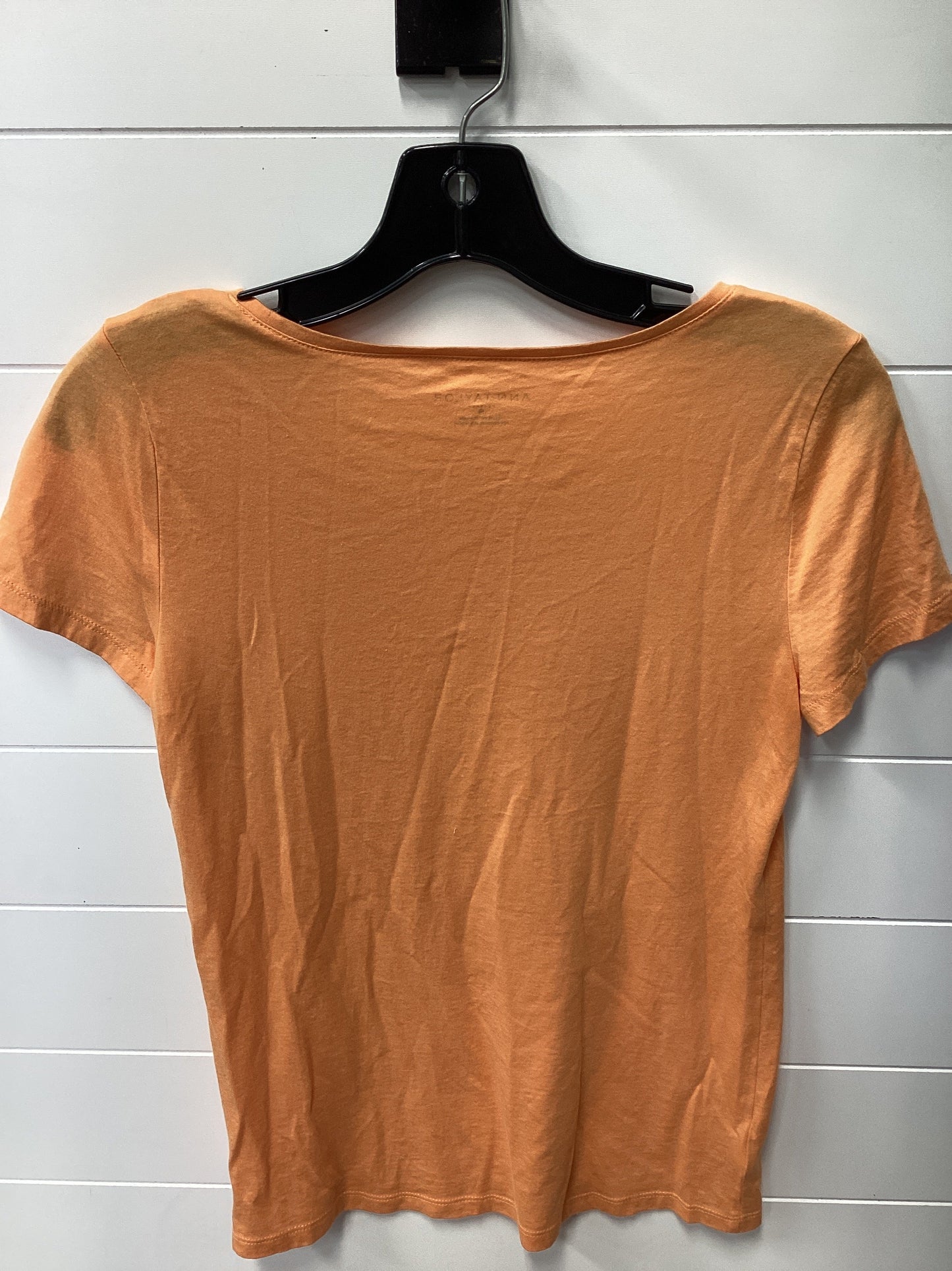 Top Ss Basic By Ann Taylor In Orange, Size:S
