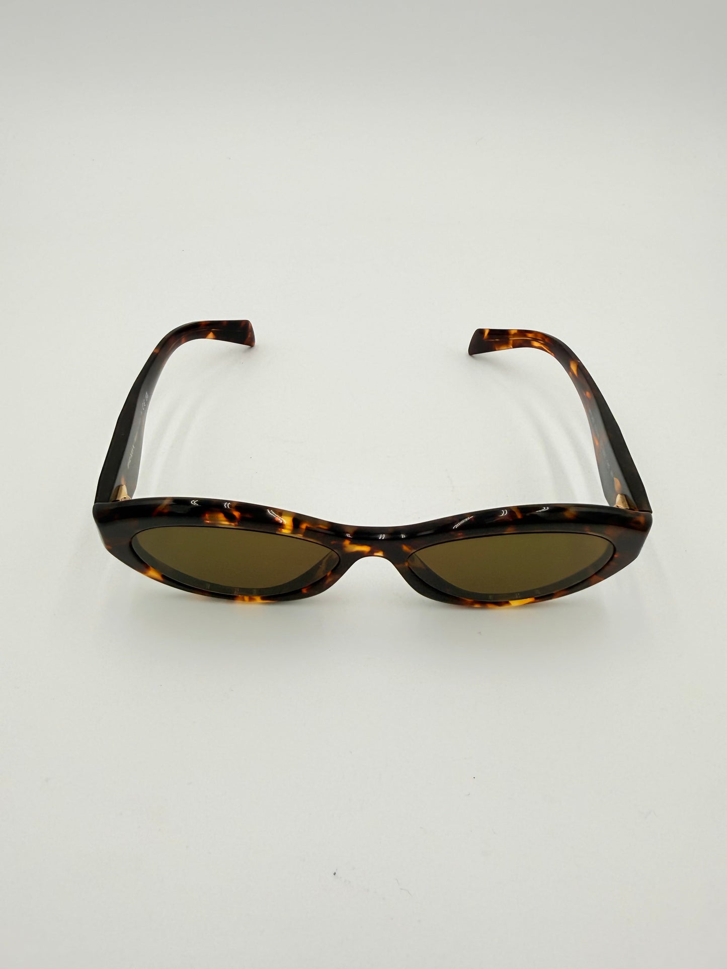 Sunglasses Luxury Designer By Prada In Brown, Size: