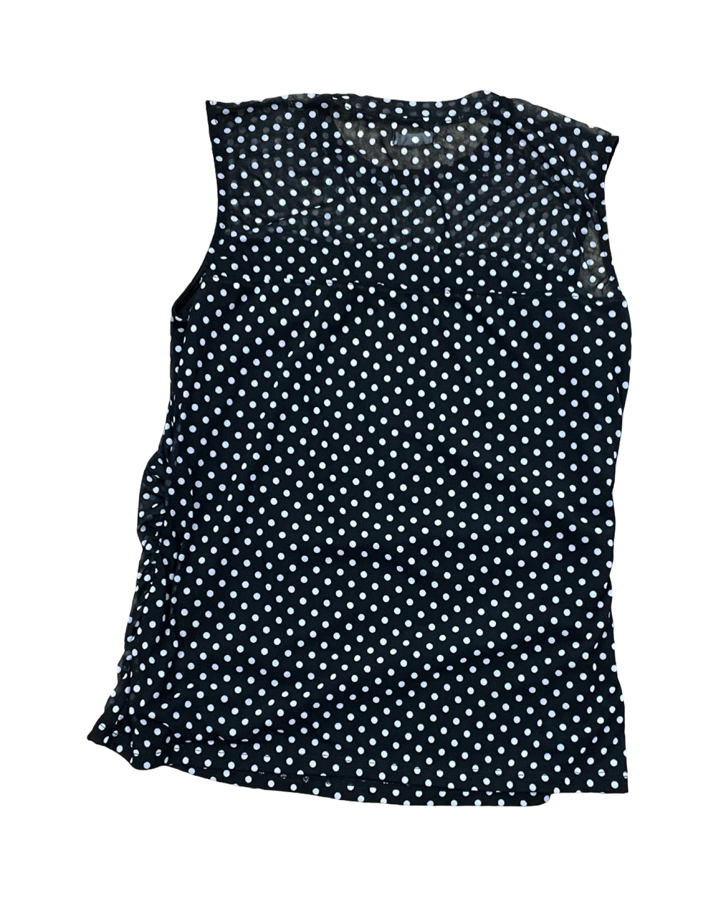 Top Sleeveless By Maurices In Polkadot Pattern, Size:Xl