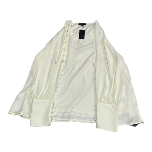 Top Ls By Lane Bryant In Cream, Size:1X