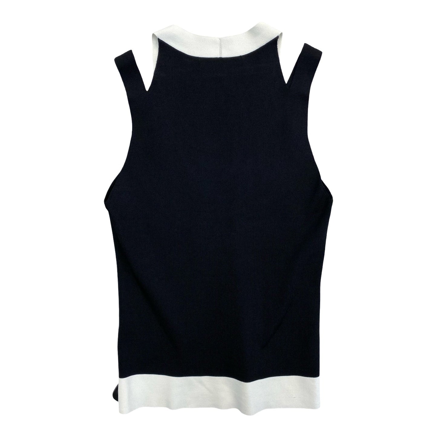 Top Sleeveless By White House Black Market In Black & White, Size:L
