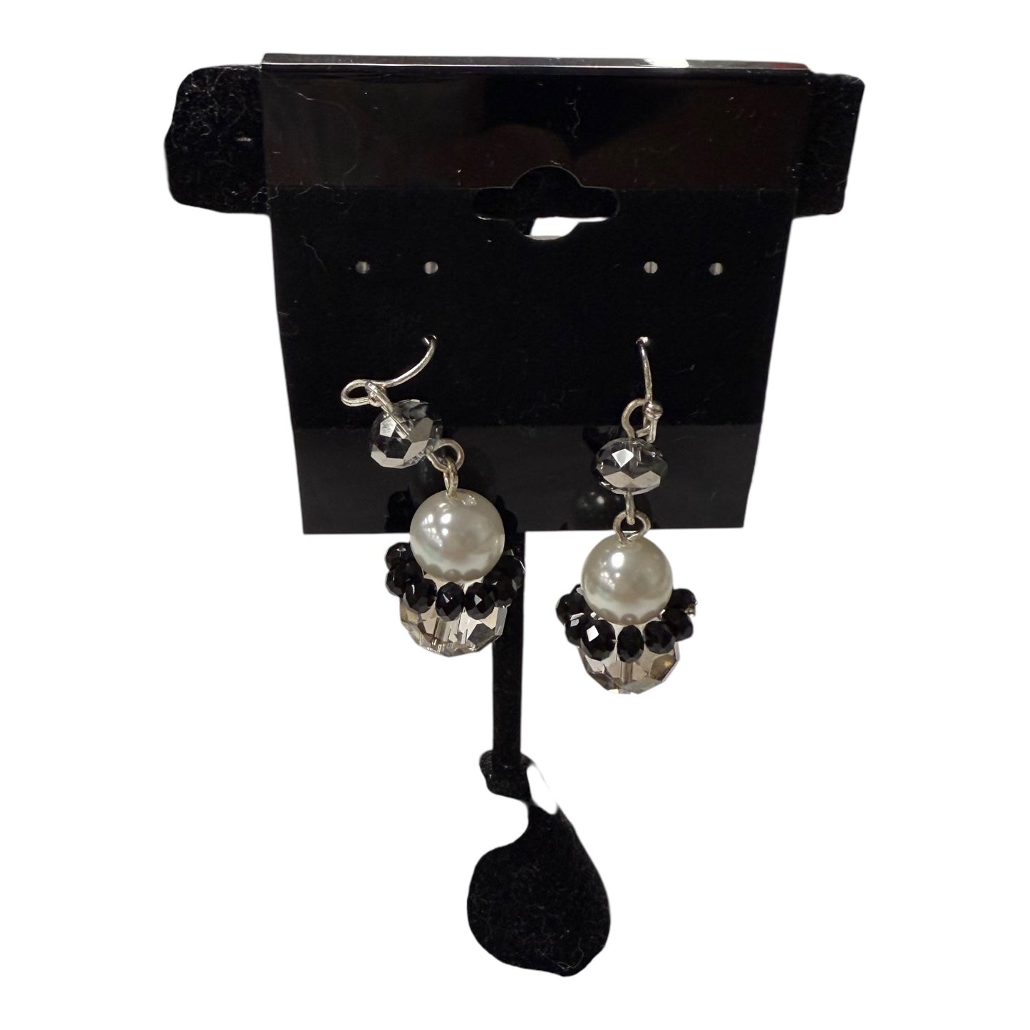 Earrings Dangle/Drop  In Black & White