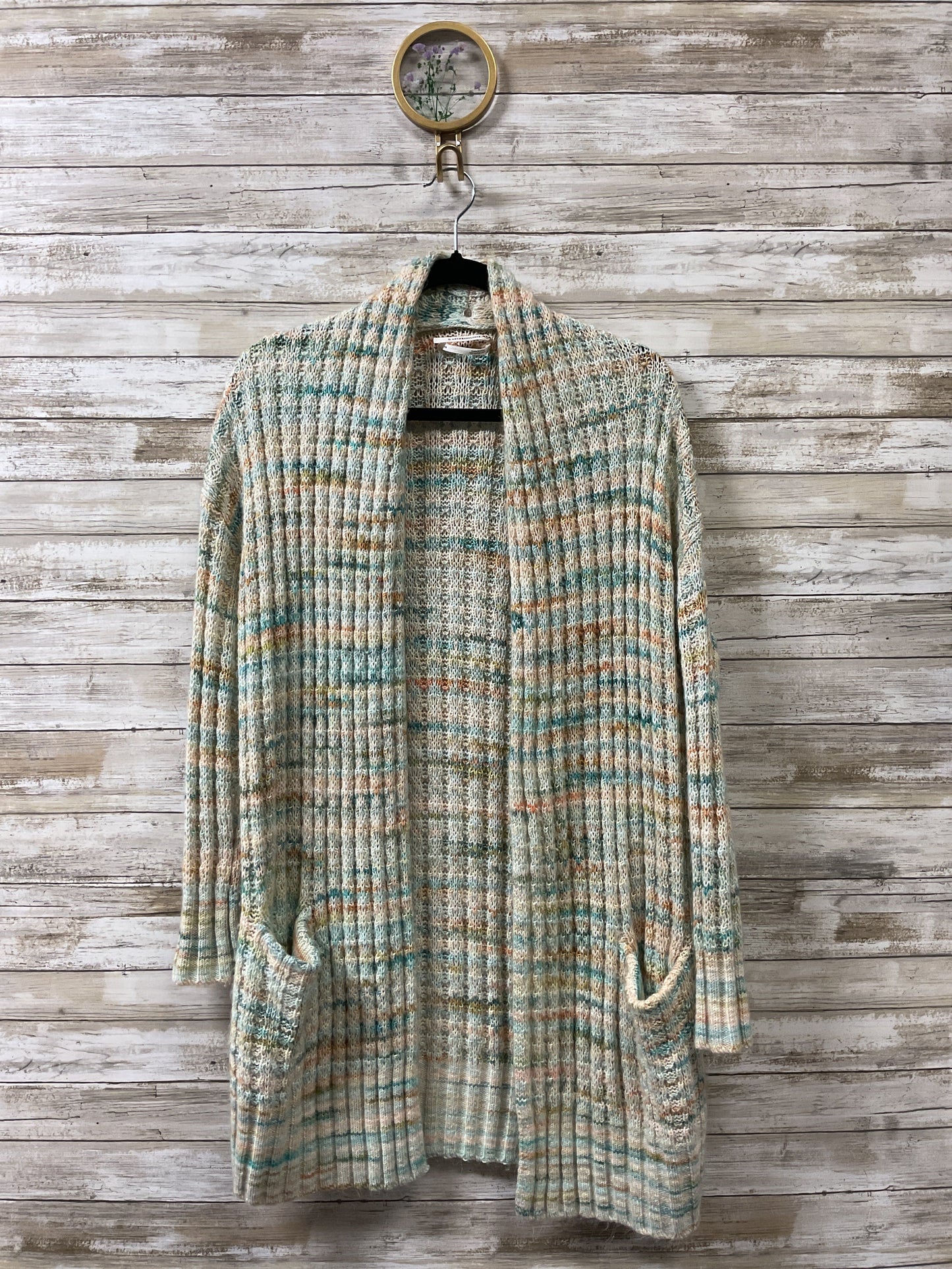 Sweater Cardigan By Anthropologie In Multi, Size:Xs