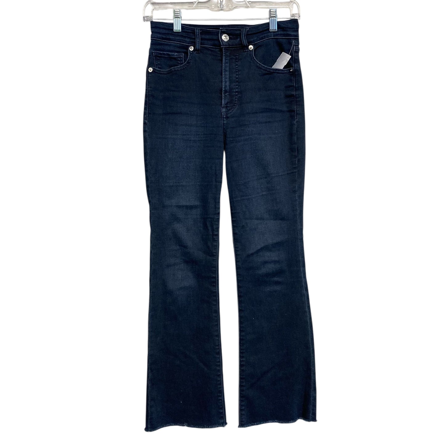 Jeans Boot Cut By Express In Blue Denim, Size:0