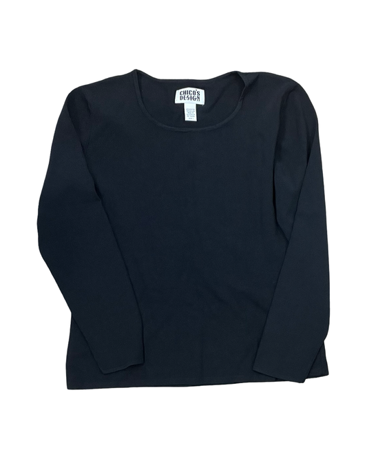 Top Ls By Chicos In Black, Size:M