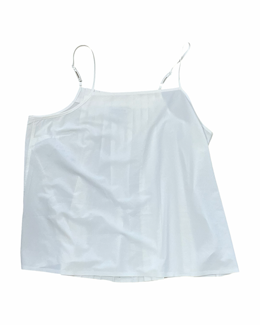 Top Sleeveless By Athleta In White, Size:L