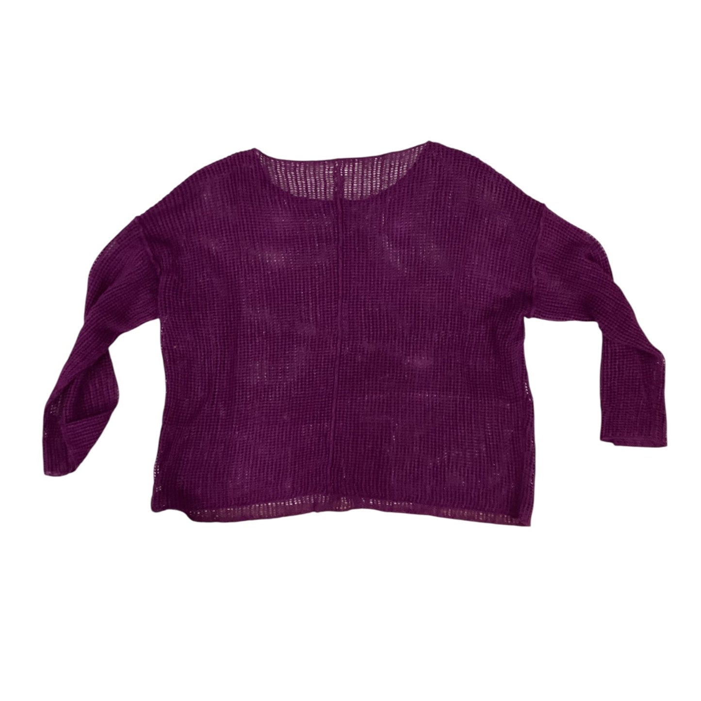 Sweater By Eileen Fisher In Purple, Size:Sp