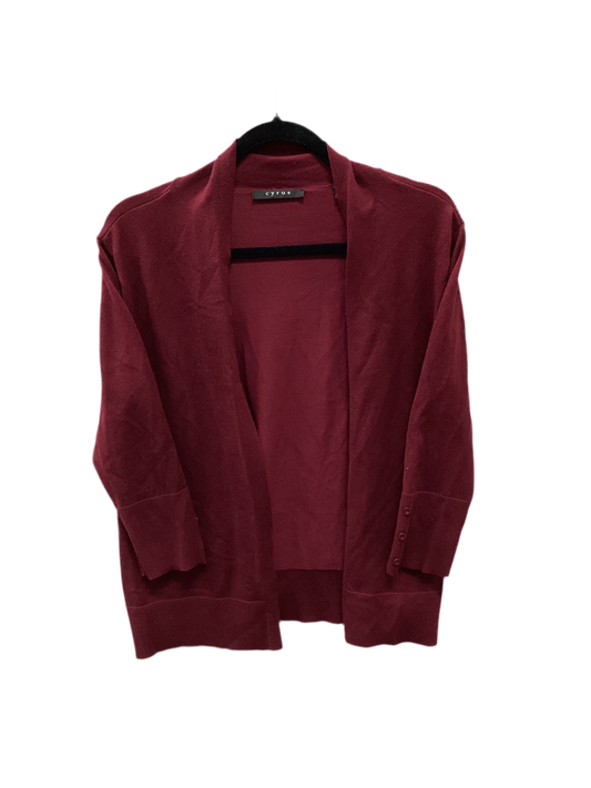 Cardigan By Cyrus In Maroon, Size:L
