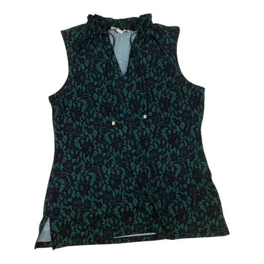 Top Sleeveless By Michael By Michael Kors In Green, Size:M