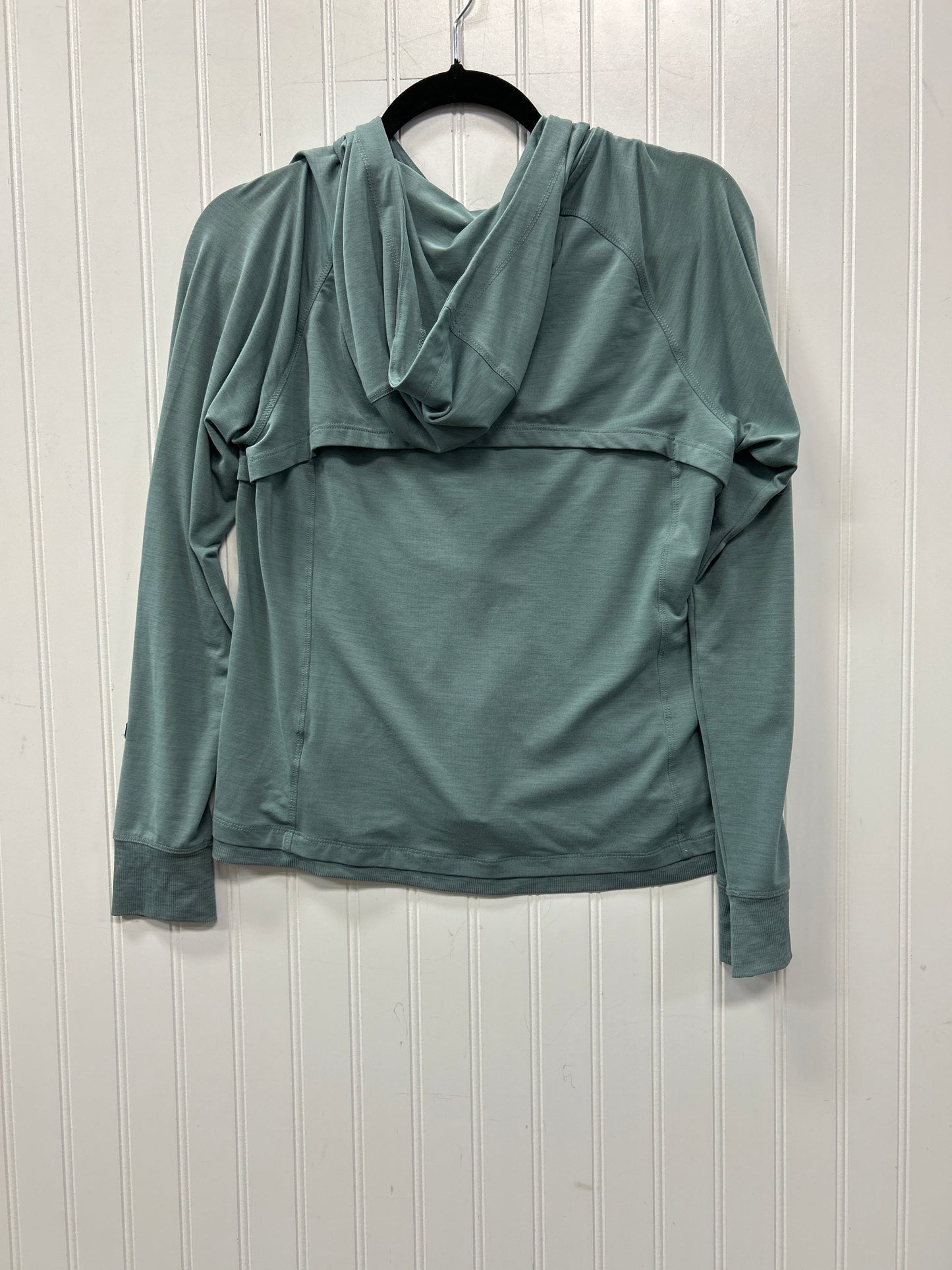 Athletic Top Ls Hoodie By Kuhl In Teal, Size:S