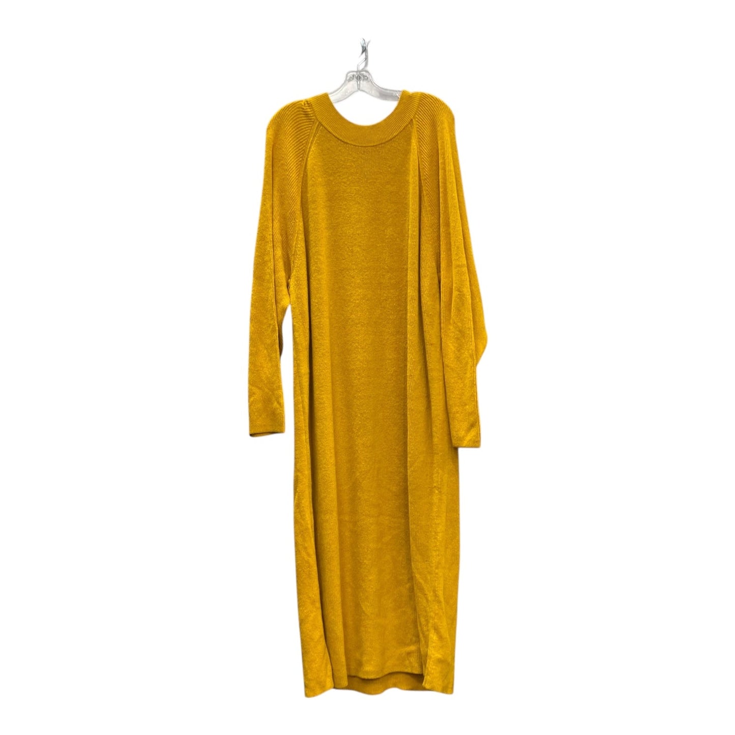 Dress Sweater By Free People In Yellow, Size:Xl