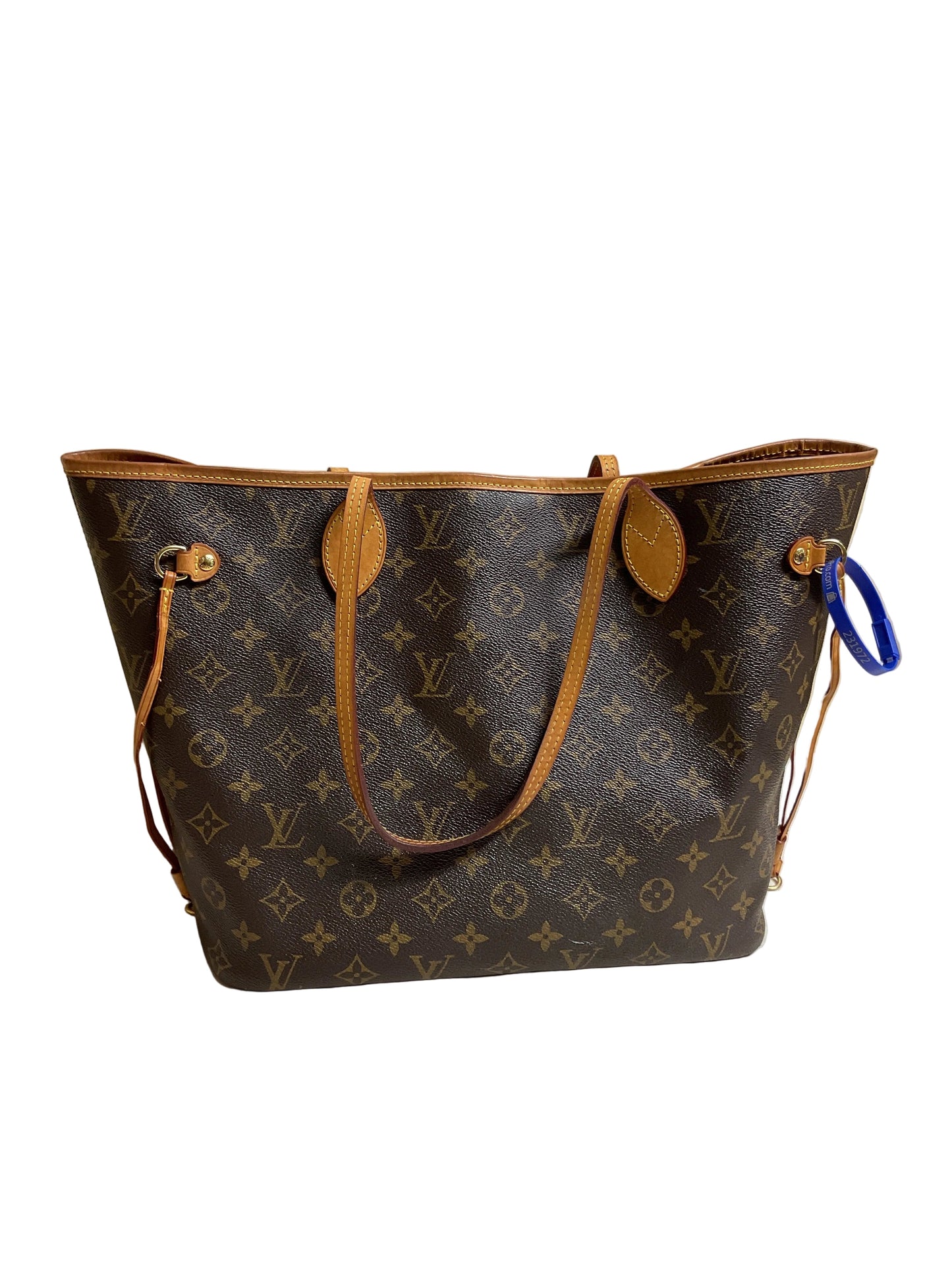 Handbag Luxury Designer By Louis Vuitton In Brown, Size:Large