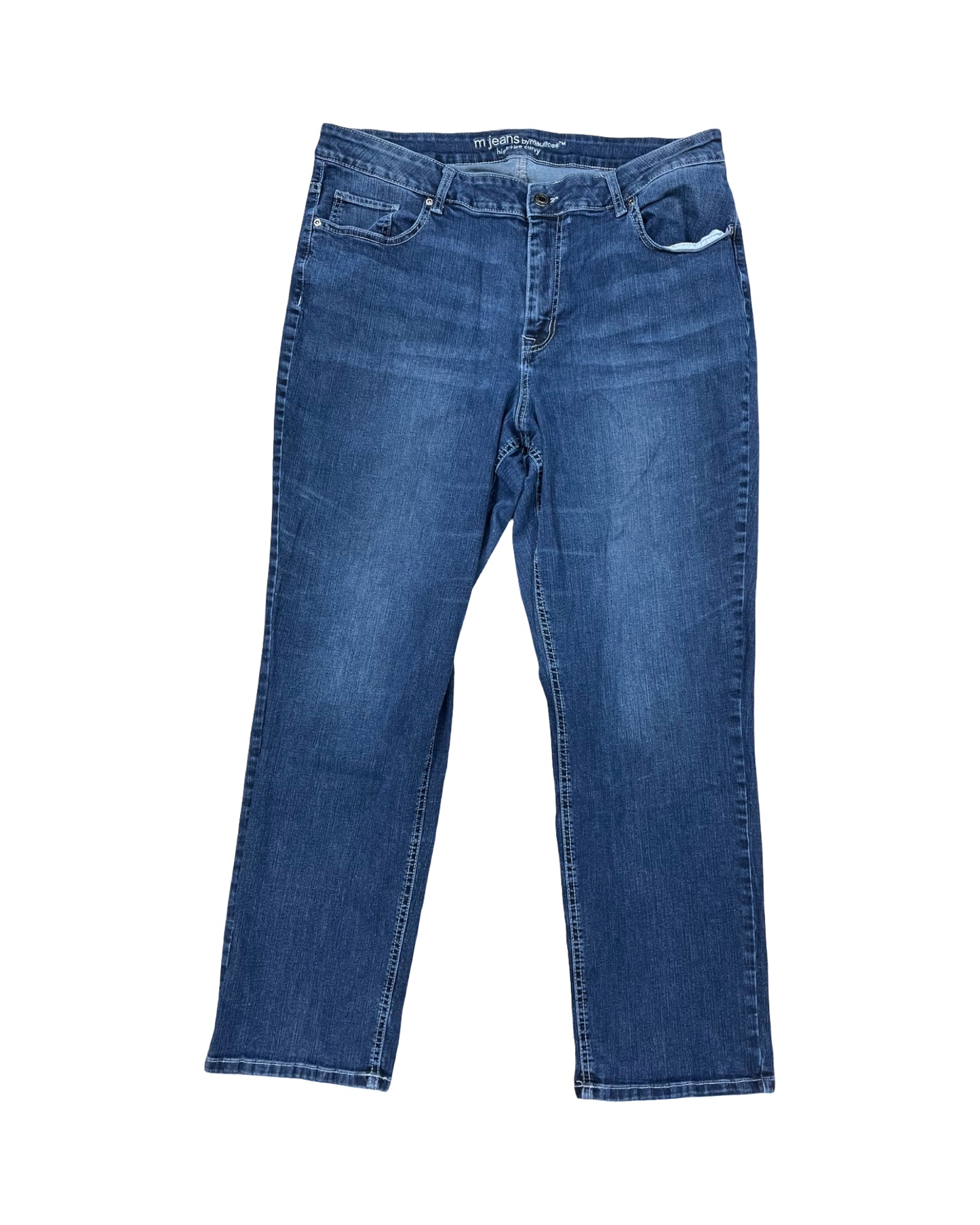 Jeans Straight By Maurices In Blue Denim, Size:22