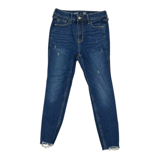 Jeans Skinny By Old Navy In Blue Denim, Size:6