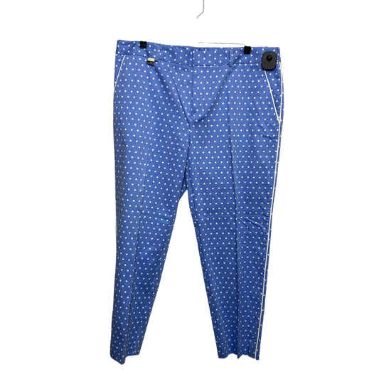 Pants Cropped By Polo Ralph Lauren In Blue, Size:14