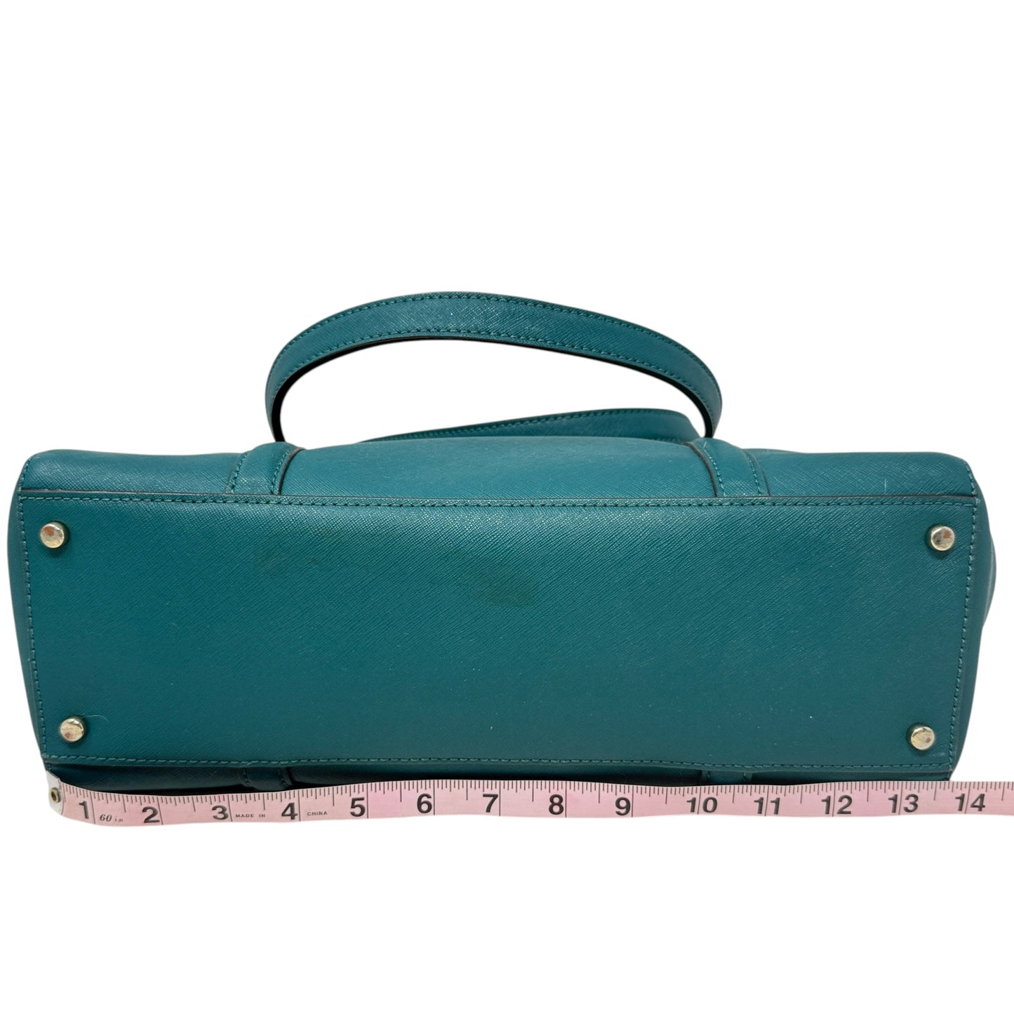 Newbury Lane Miles Leather Tote Designer By Kate Spade In Deep Emerald , Size: Medium