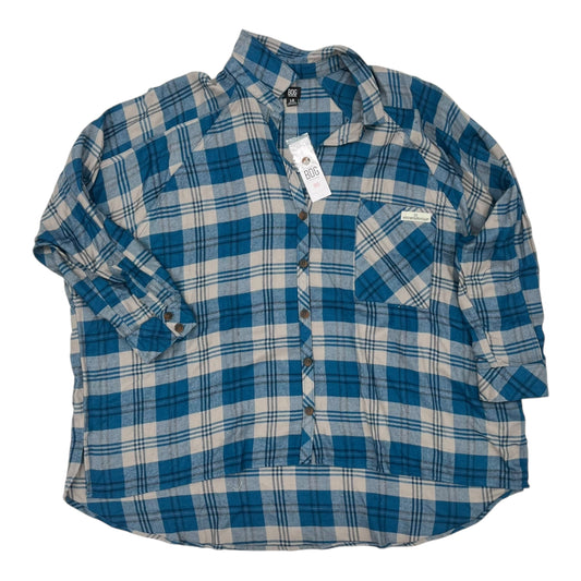 Top Ls By Bdg In Teal, Size:L