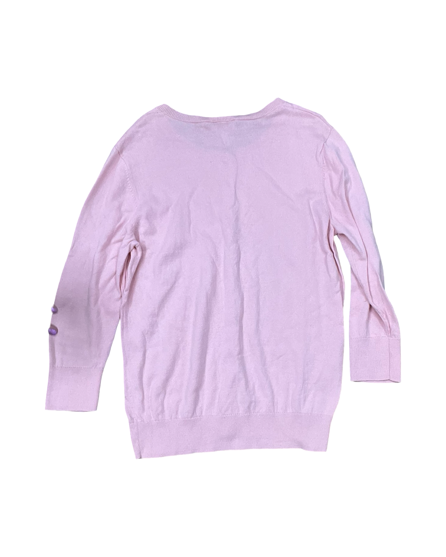 Cardigan By Loft In Pink, Size:L