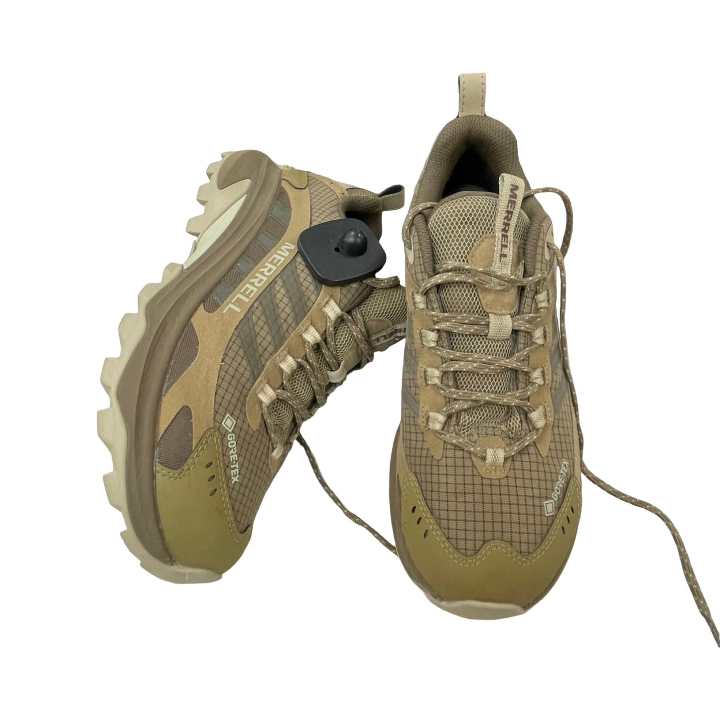Shoes Hiking By Merrell In Tan, Size:8