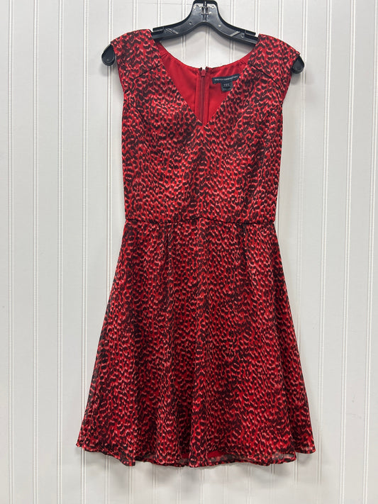 Dress Casual Midi By French Connection In Red, Size:20