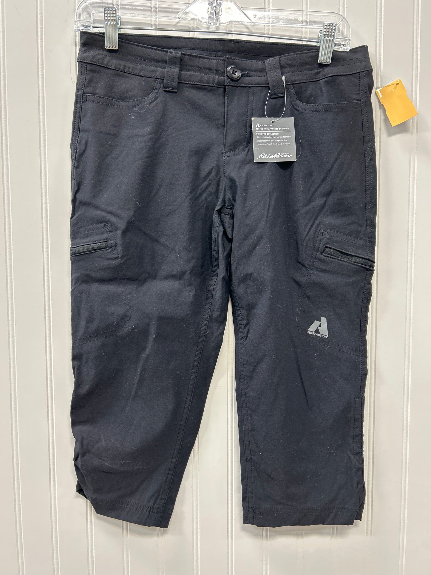 Athletic Capris By Eddie Bauer In Black, Size:2 NWT