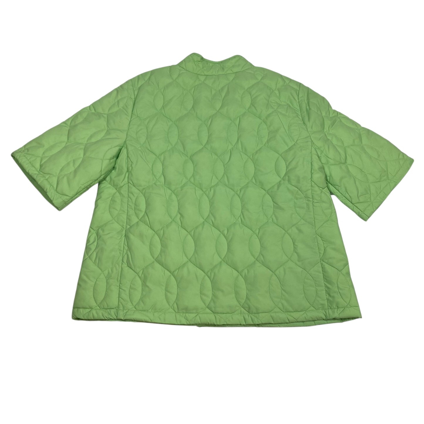 Jacket Puffer & Quilted By Talbots In Green, Size:S