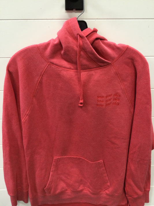 Sweatshirt Hoodie By Pink In Red, Size:L