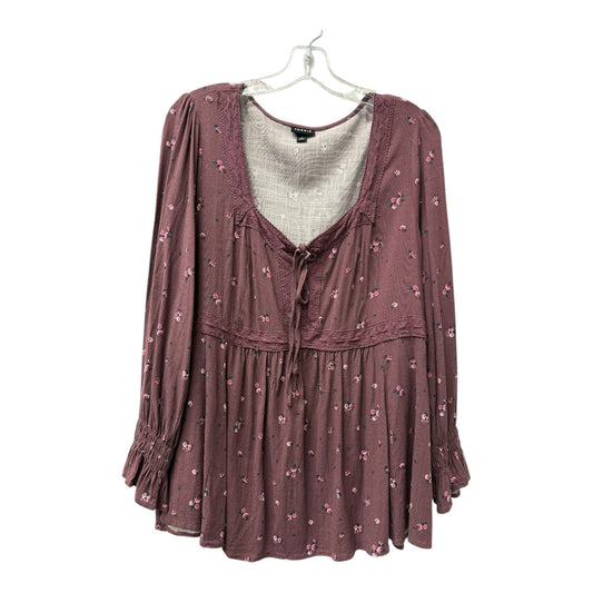 Top Ls By Torrid In Purple, Size:1X