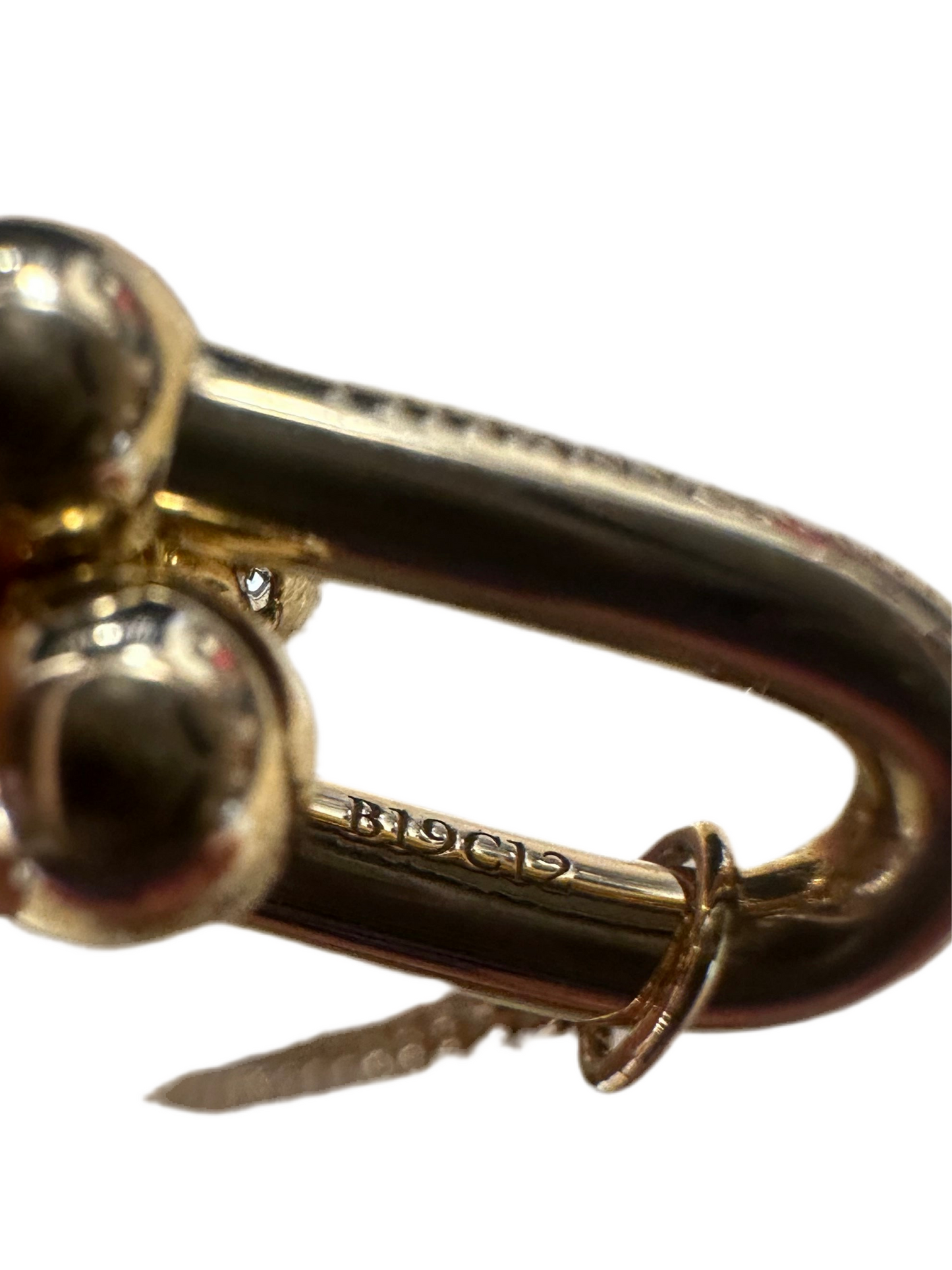 Tiffany & Company 18K Hardware Double Link Luxury Bracelet, SIZE: 6”