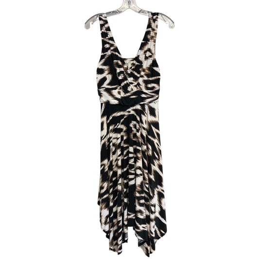 Dress Casual Midi By Soma In Animal Print, Size:M