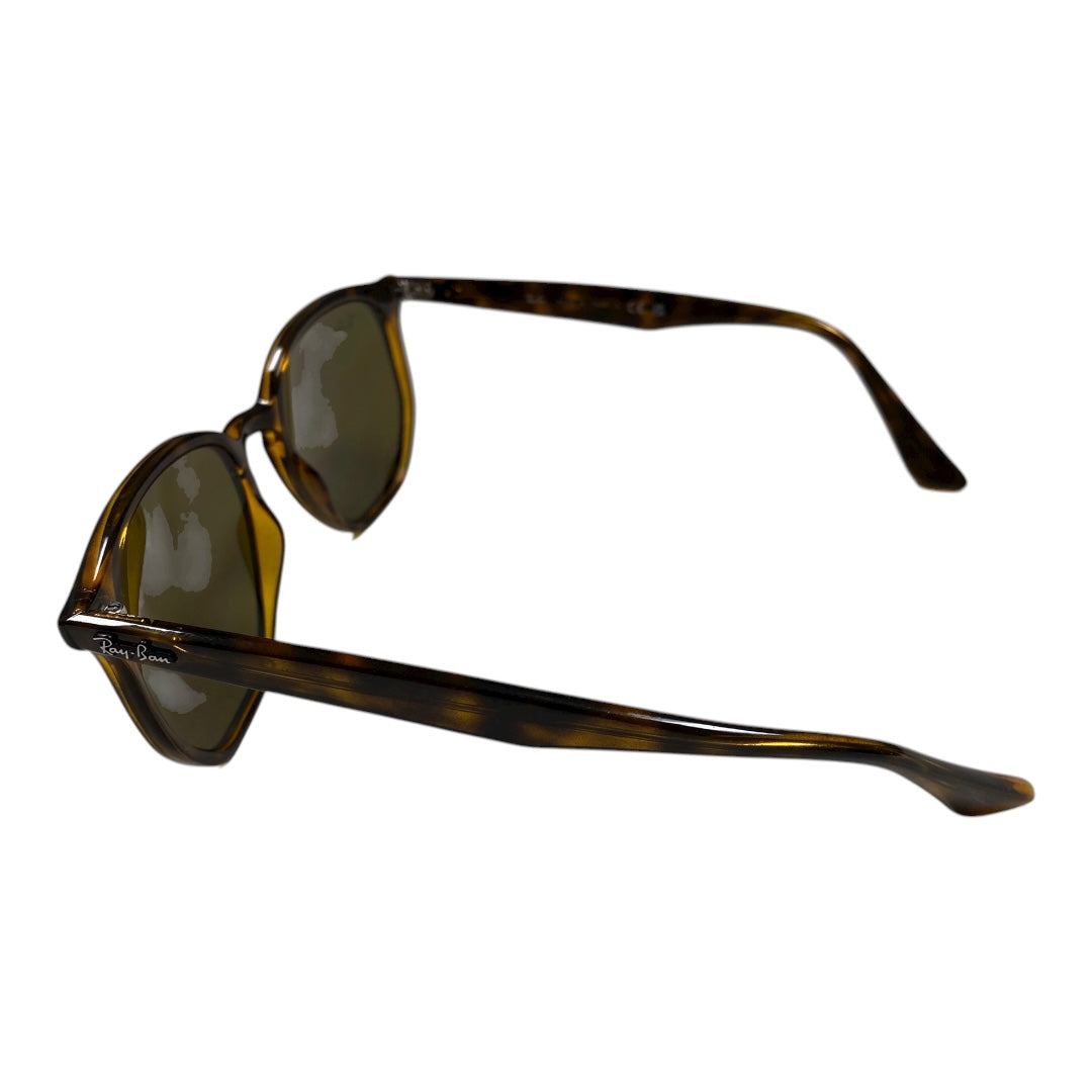 Sunglasses Designer By Ray Ban In Tan