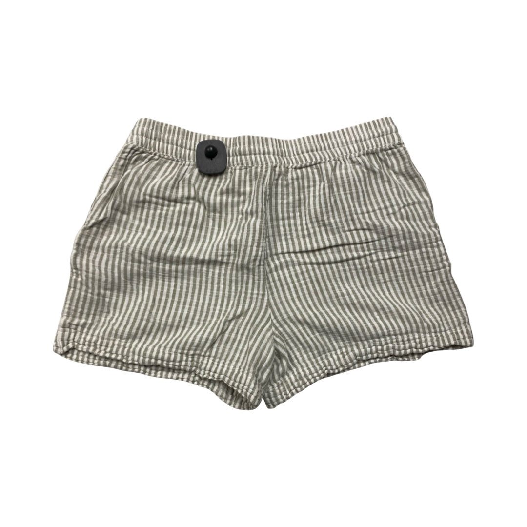 Shorts By Beachlunchlounge In Green & White, Size:M