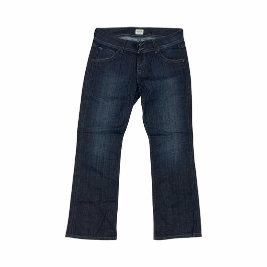 Jeans Boot Cut By Hudson In Blue Denim, Size:14