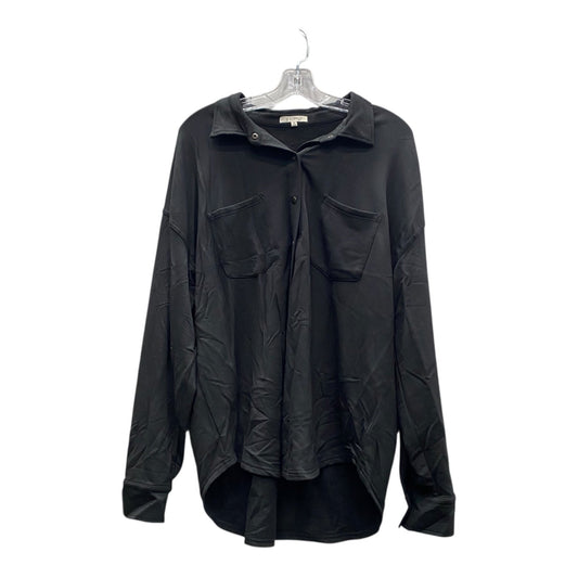 Jacket Shirt By Z Supply In Black, Size:Xl