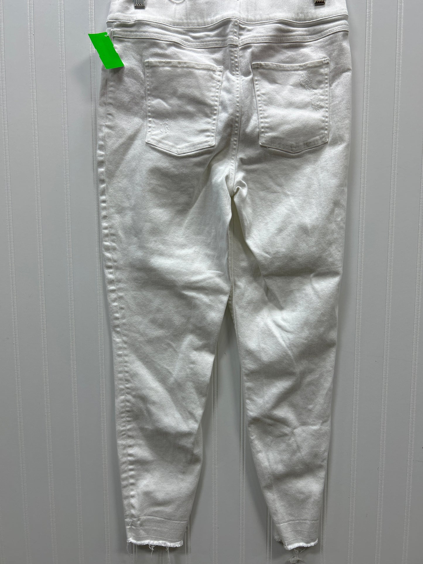 Jeans Skinny By Spanx In White Denim, Size:L