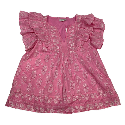 Top Sleeveless By Crown And Ivy In Pink, Size:S